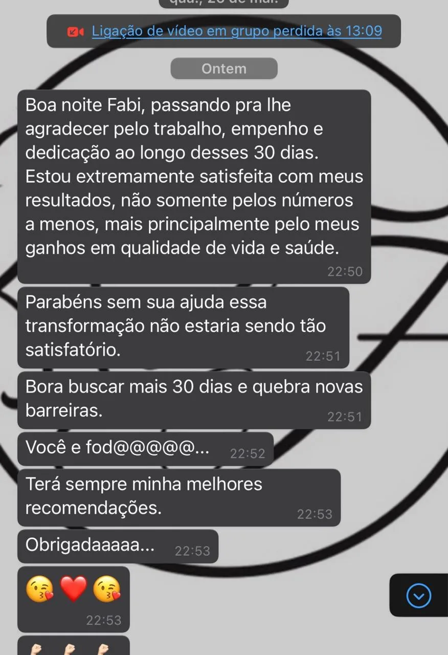 Depoimento de aluno satisfeito - treino personalizado SP